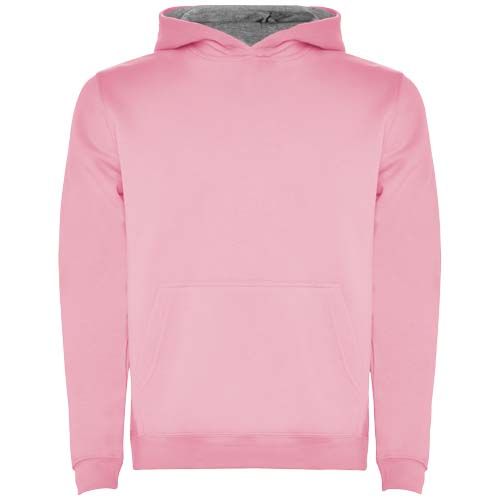 rosa claro/gris chiné Sudadera con capucha infantil