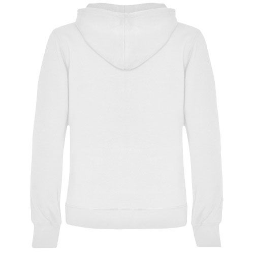 white Sudadera con capucha para mujer