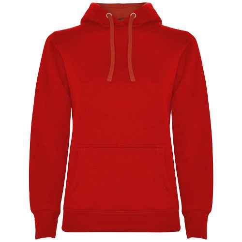 red Sudadera con capucha para mujer