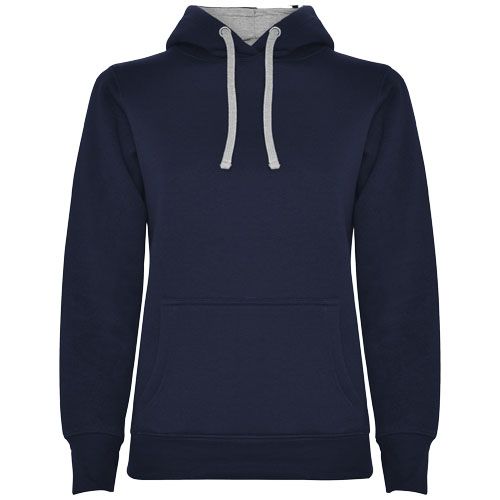 azul marino/gris chiné Sudadera con capucha para mujer