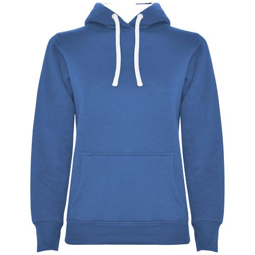 azulón/blanco Sudadera con capucha para mujer