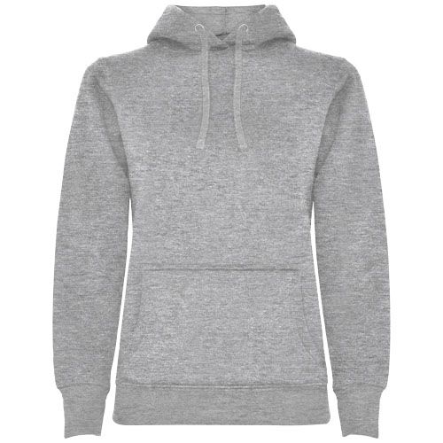 gris chiné Sudadera con capucha para mujer