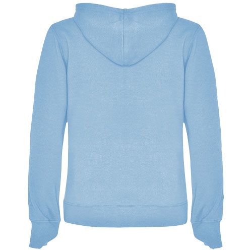 azul celeste/blanco Sudadera con capucha para mujer