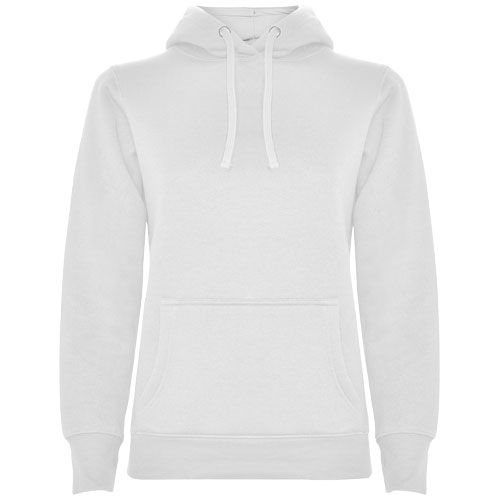 white Sudadera con capucha para mujer