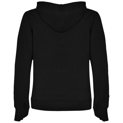 negro/gris chiné Sudadera con capucha para mujer