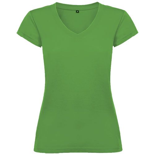 CAMISETA DE CUELLO DE PICO DE MANGA CORTA PARA MUJER DE 155 G/M² VICTORIA