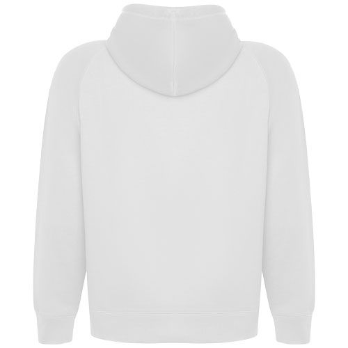 white Sudadera unisex algodón orgánico