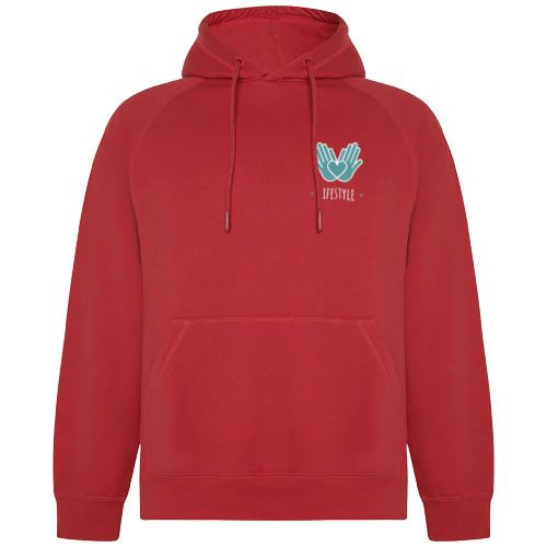 red Sudadera unisex algodón orgánico de 300 g/m² Vinson
