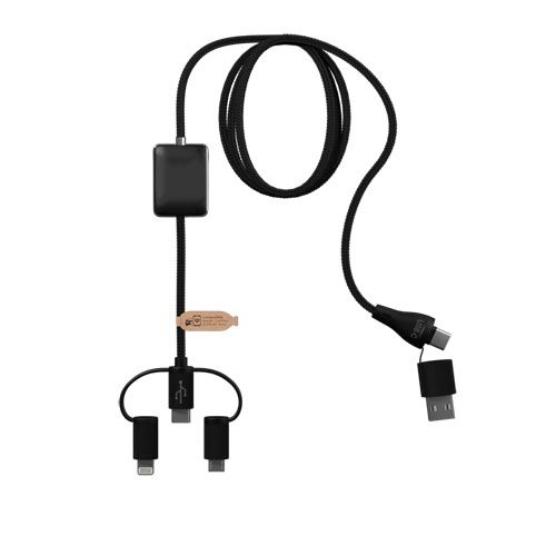 black Cable de carga 5 en 1