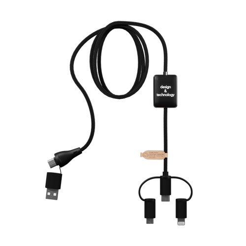 black Cable de carga 5 en 1