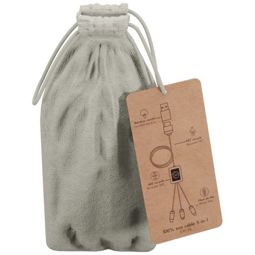 marrón claro Cable de carga 5 en 1