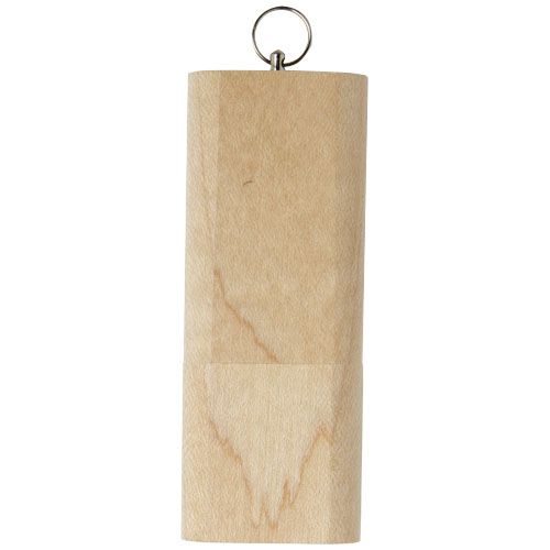 Memoria USB 2.0 de madera con llavero