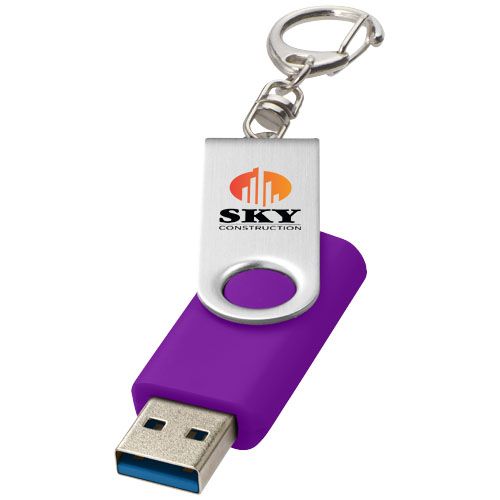 purple Memoria USB 3.0 con llavero