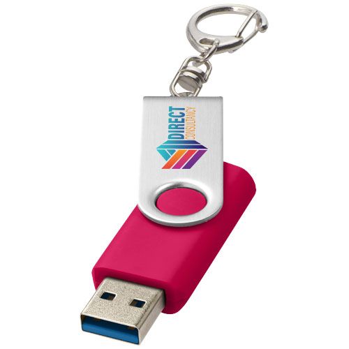 magenta Memoria USB 3.0 con llavero