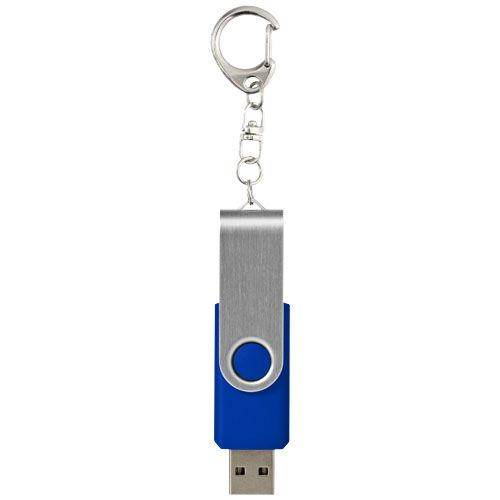 azulón Memoria USB 3.0 con llavero