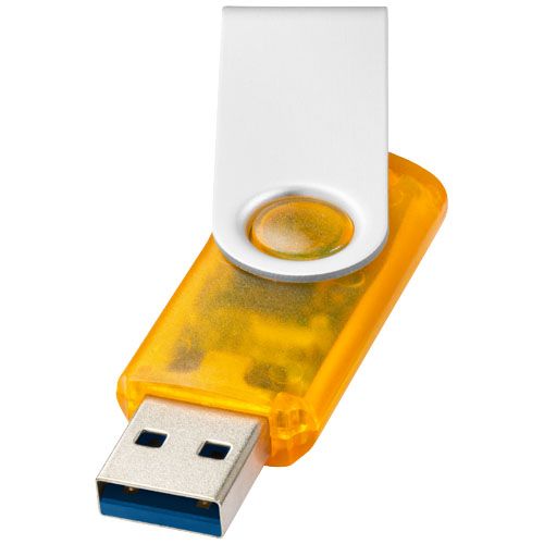 orange Memoria USB 3.0 translúcida