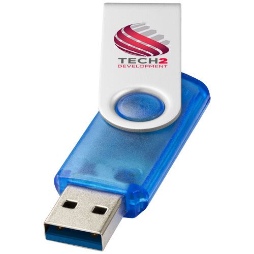 blue Memoria USB 3.0 translúcida