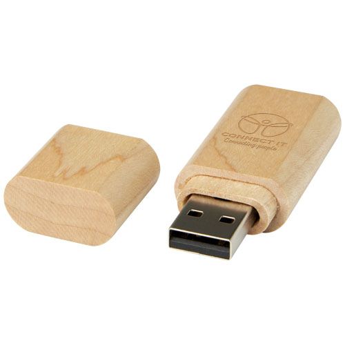 Clé USB 3.0 en bois avec porte-clés - 2