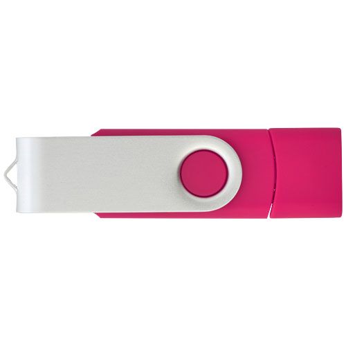 magenta Memoria USB tipo C giratoria OTG