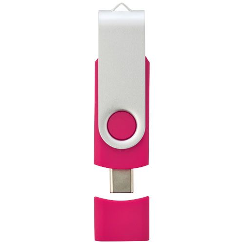 magenta Memoria USB tipo C giratoria OTG