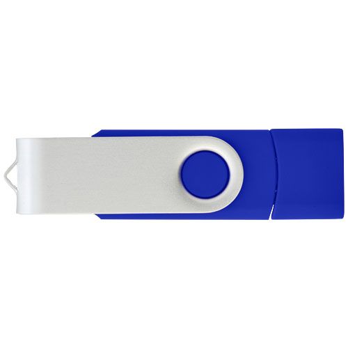 blue Memoria USB tipo C giratoria OTG