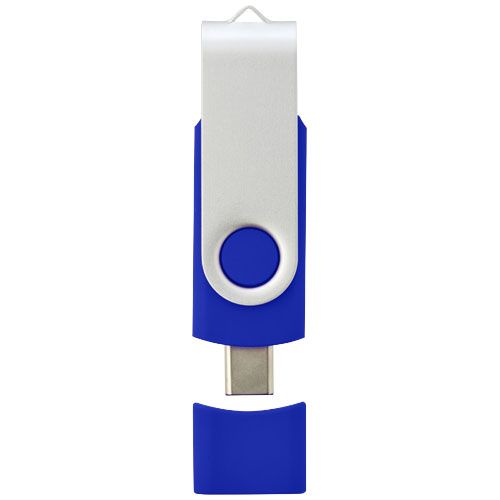 blue Memoria USB tipo C giratoria OTG
