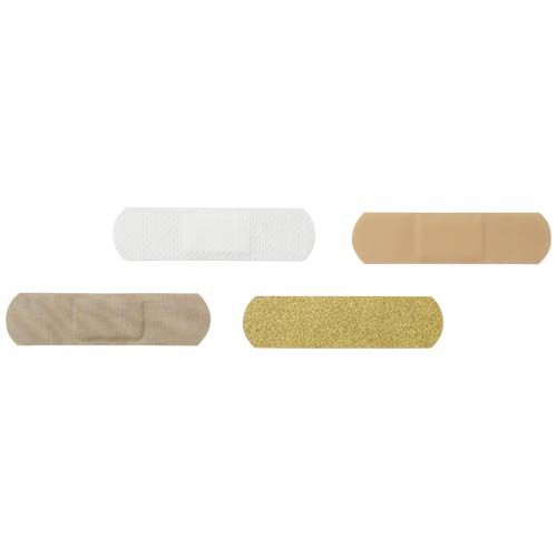 white Apósitos de 3 piezas en minisobre de papel impreso a todo color