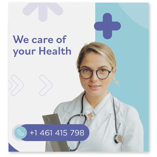 Apósitos de 10 piezas en sobre de papel impreso a todo color