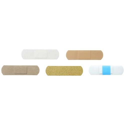 white Apósitos de 10 piezas en sobre de papel impreso a todo color