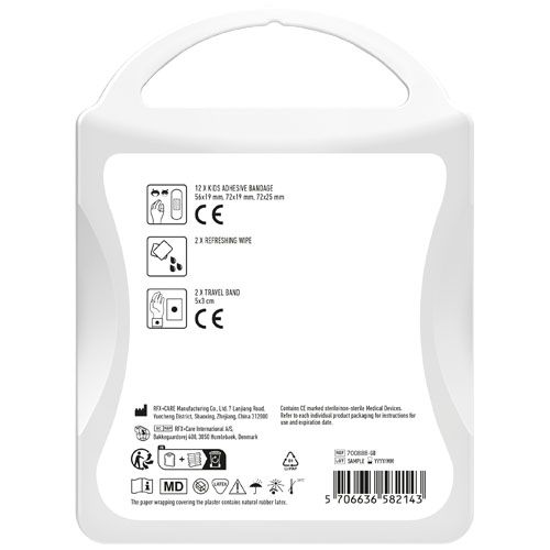 white Set de viaje infantil