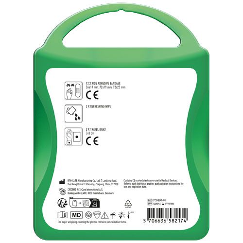 green Set de viaje infantil