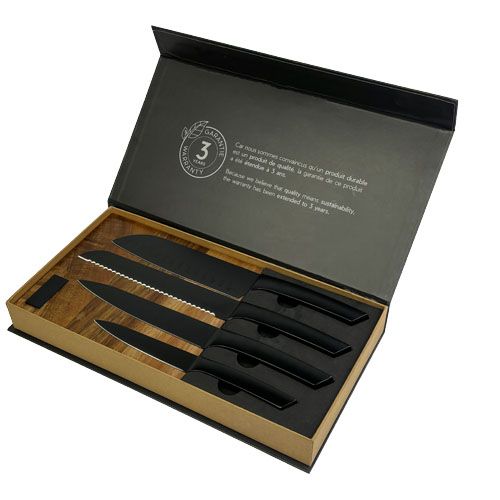 madera Juego de cuchillos de cocina y tabla de cortar