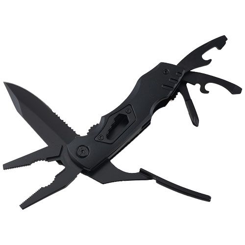 black Navaja de bolsillo multiusos con 10 funciones