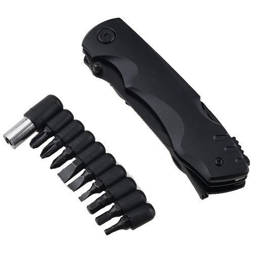 black Navaja de bolsillo multiusos con 10 funciones