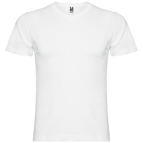CAMISETA DE CUELLO DE PICO DE MANGA CORTA PARA HOMBRE DE 155 G/M²