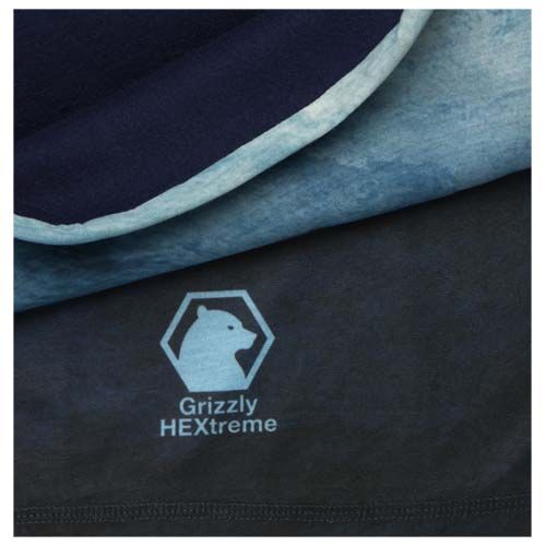 azul marino Bufanda versátil en sublimación, capa de polar y dobladillo