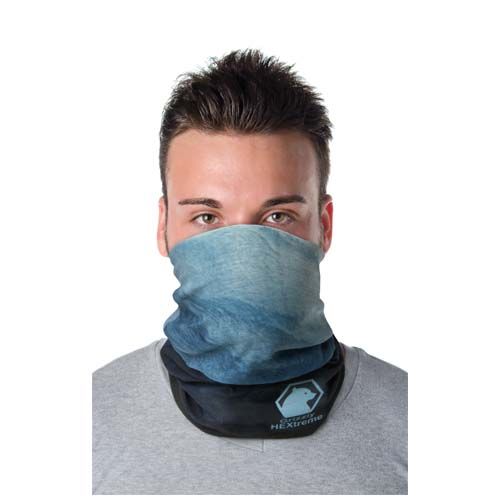 verde bosque Bufanda versátil en sublimación, capa de polar y dobladillo