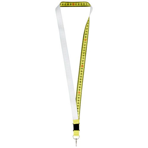 Isla lanyard de 1 metro en PET reciclado con sublimación con cierre de seguridad