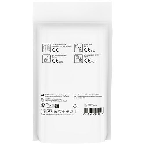white MyKit Viaje Kit de primeros auxilios en bolsa de papel