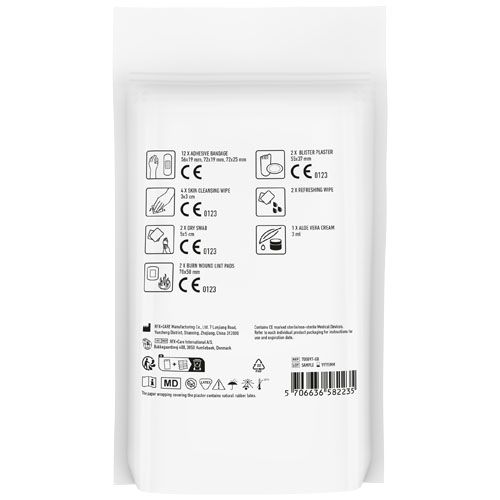 white MyKit Viaje Plus Kit de primeros auxilios en bolsa de papel