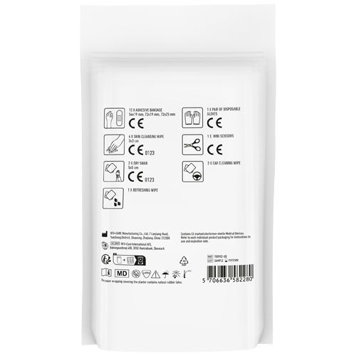 white MyKit Coche Kit de primeros auxilios en bolsa de papel
