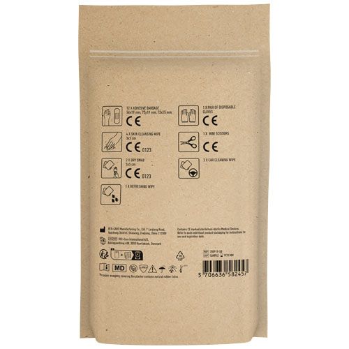 kraft MyKit Coche Kit de primeros auxilios en bolsa de papel
