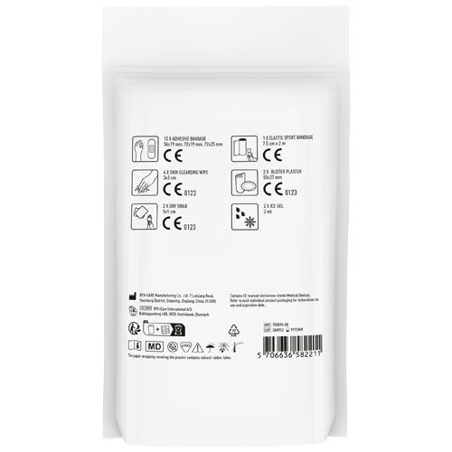 white MyKit Kit de primero auxiliios Deporte en bolsa de papel