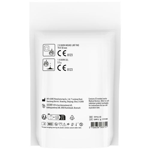 white MiniKit Quemaduras en bolsa de papel