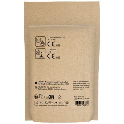 kraft MiniKit Quemaduras en bolsa de papel