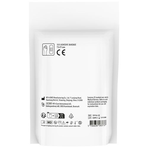 white MiniKit Apósitos adhesivos en bolsa de papel