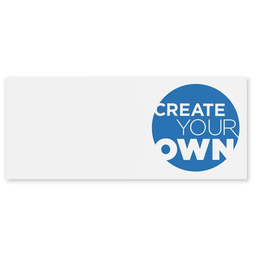 3 tiritas personalizables con sobre de papel kraft impreso a todo color