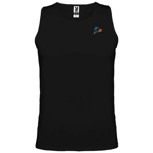 black Camiseta deportiva sin mangas infantil