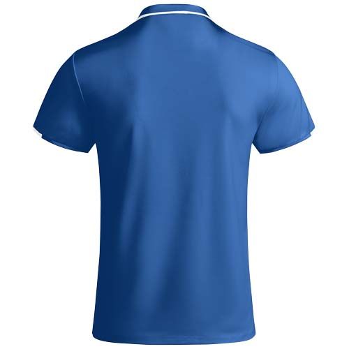 azulón/blanco Polo deportivo de manga corta infantil de 150 g/m² Tamil