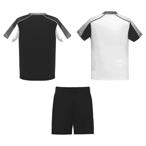 blanco/negro Conjunto deportivo infantil de 140 g/m²